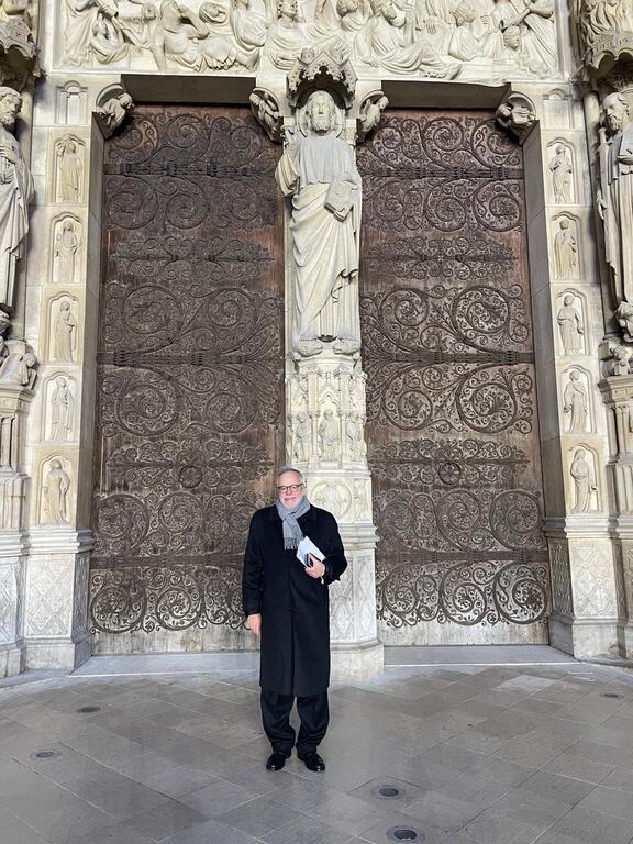 Sant'Egidio delegation, with Andrea Riccardi, at the reopening ceremony of Notre Dame, Paris